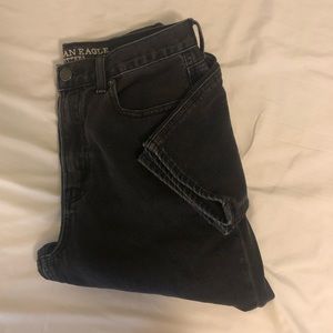 High waisted mom jeans, size 6 long